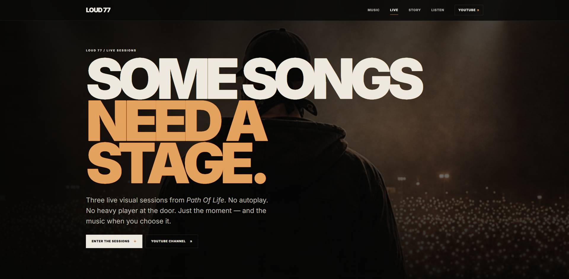 Loud 77 Website